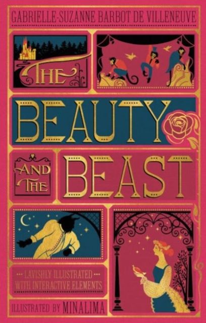Beauty and the Beast, by Gabrielle-Suzanna Barbot de Villenueve with illustrations - Looking Glass Books -