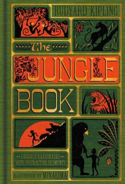 The Jungle Book by Rudyard Kipling, Illustrated with Interactive Elements - Looking Glass Books -