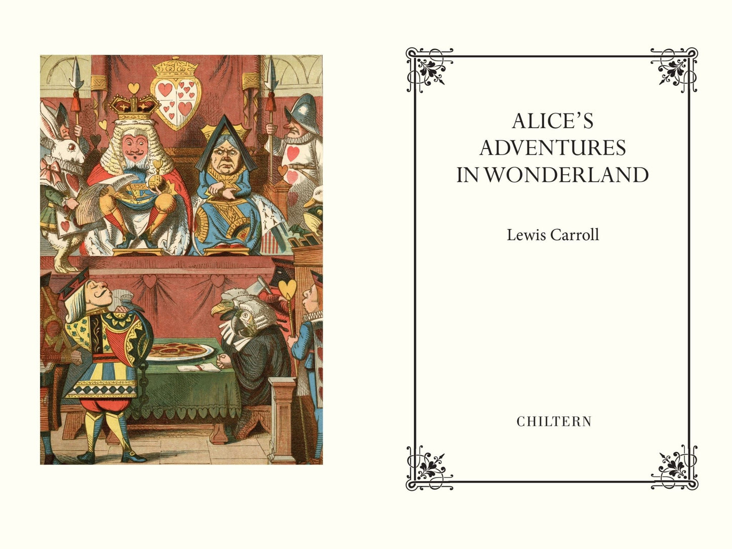 Alice's Adventures in Wonderland by Lewis Carroll: Chiltern Classics Edition - Looking Glass Books -