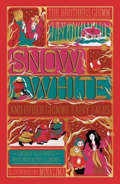 Snow White and Other Grimms' Fairy Tales (MinaLima Edition) : Illustrated with Interactive Elements - Looking Glass Books -